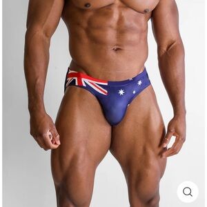 JJ Malibu Australian Flag Speedo
